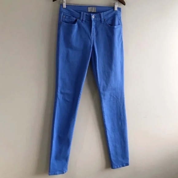 Bench Soft Stretchy Mid Rise Skinny Leg Fit Coloured Denim Jeans Pants Blue - Picture 10 of 10